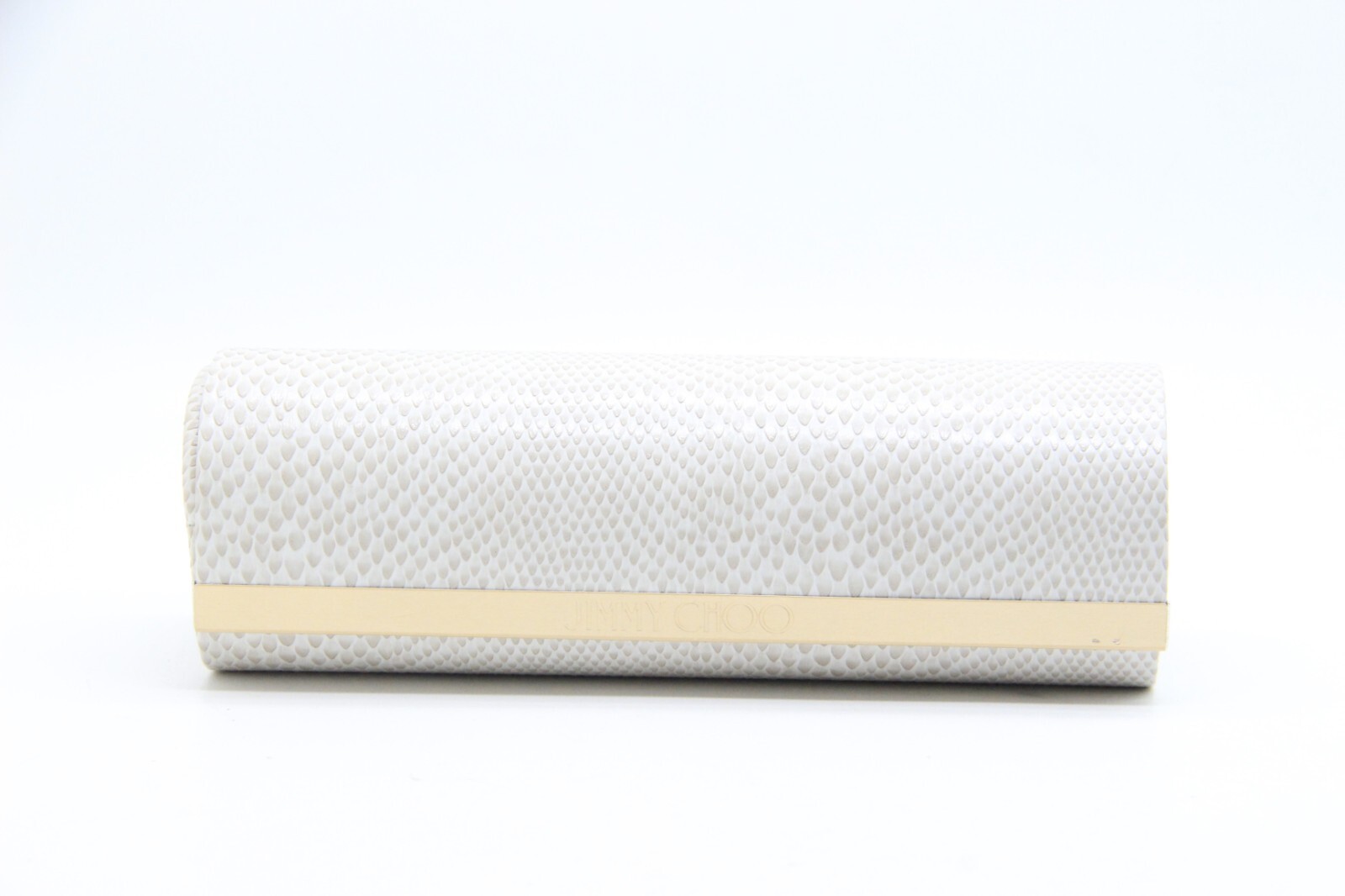 NEW JIMMY CHOO WHITE GOLD FAUX SNAKE SKIN EYEWEAR EYEGLASSES EYEGLASSES CLOTH