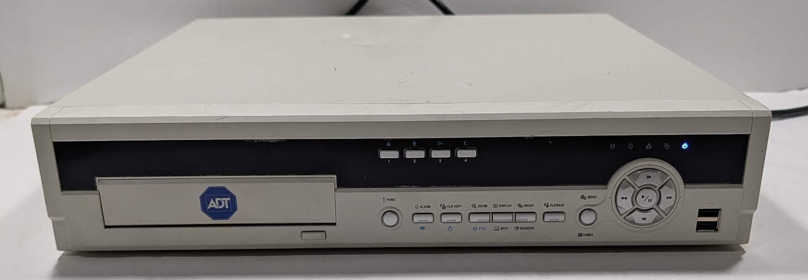 ADT A-ADT400HD-500 4-Channel Security CCTV DVR 500GB HDD - For Parts *READ*