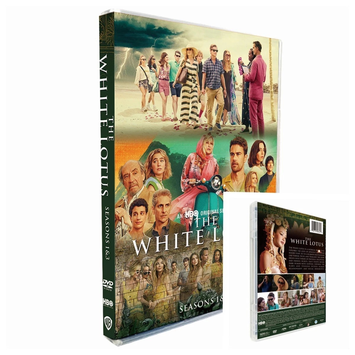 The White Lotus: The Complete Series Seasons 1&3 (DVD 6-Disc , NEW) US Region 1