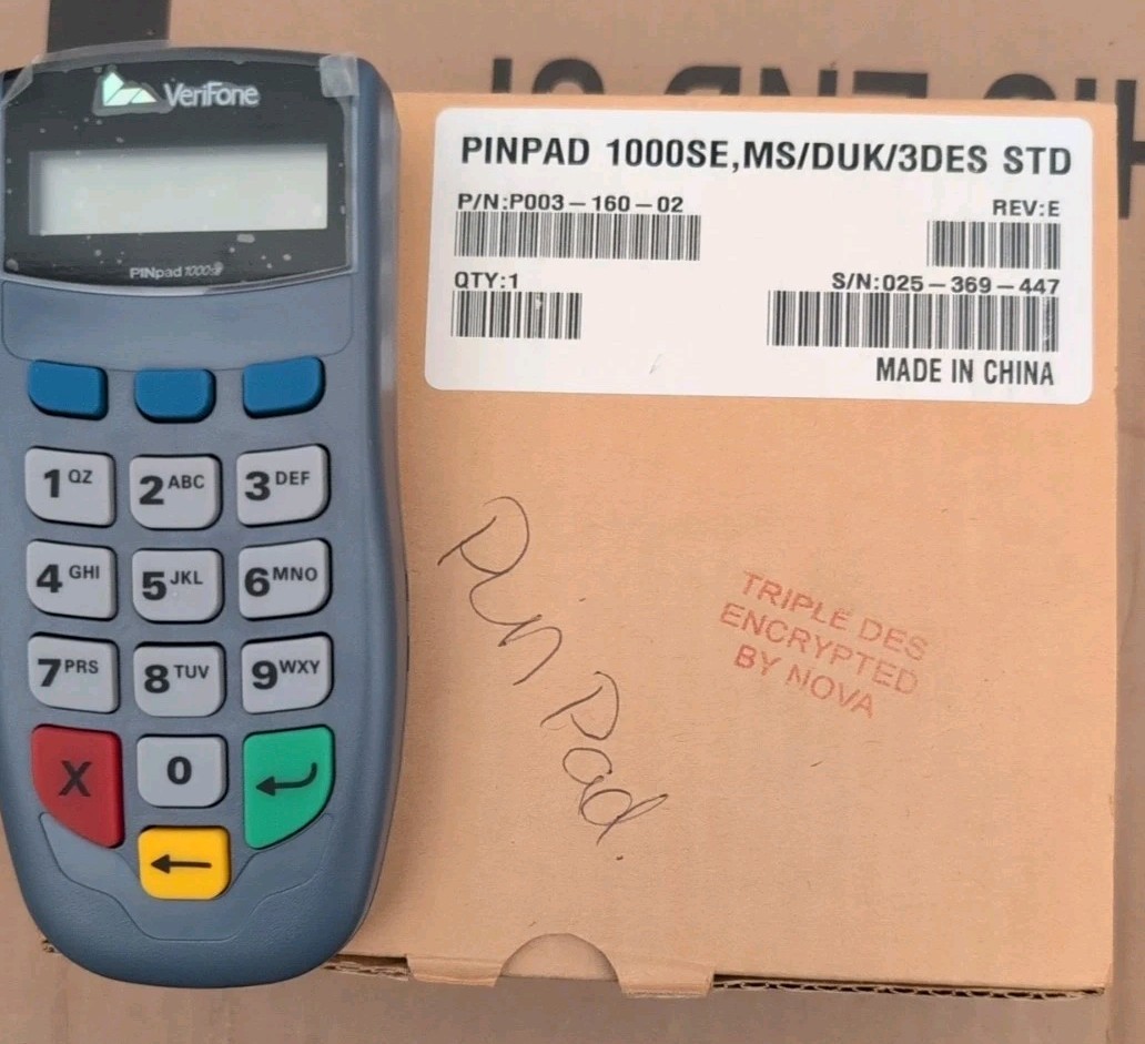 VeriFone PINPad 1000SE Payment Terminal P003-160-02