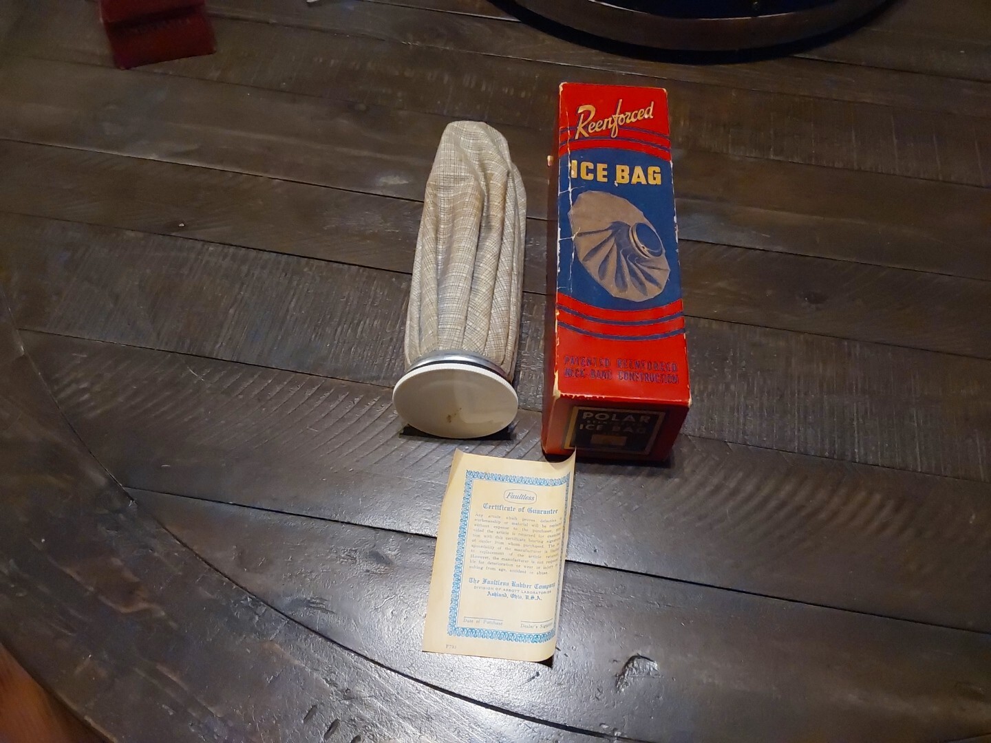NOS In Box Vintage POLAR Size 9 Reinforced Ice Bag Pack Cold Cooler First Aid