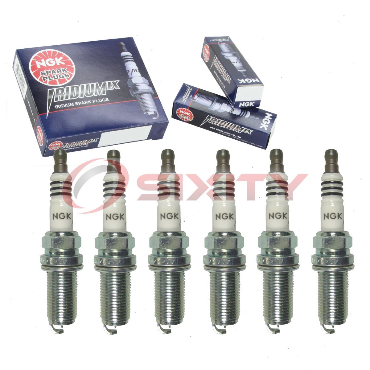 6 pc NGK Iridium IX Spark Plugs for 2005-2019 Nissan Frontier 4.0L V6 wq