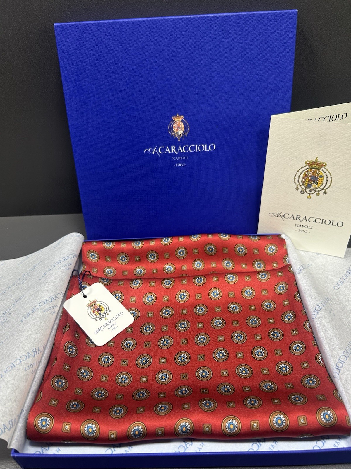 Men's Caracciolo Pure Silk Tailored Scarf