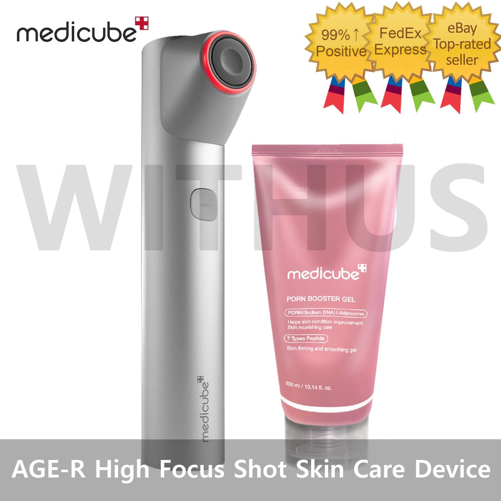 Medicube AGE-R High Focus Shot Home Skin Care Device w/PDRN Booster Gel *1ea=