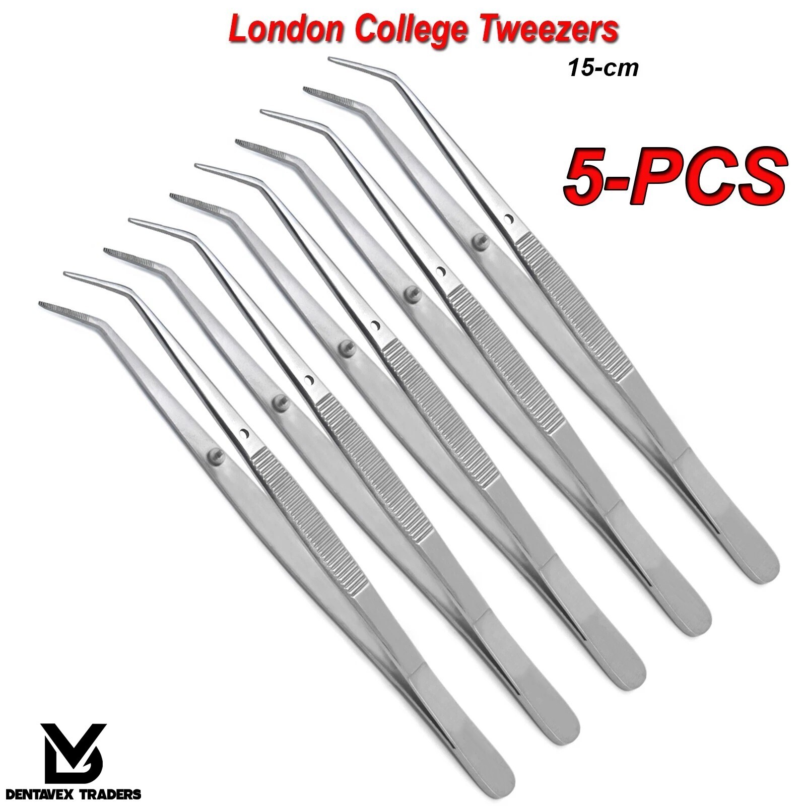 Dental London College Tweezers Locking Dressing Cotton Forceps Surgical Tools CE