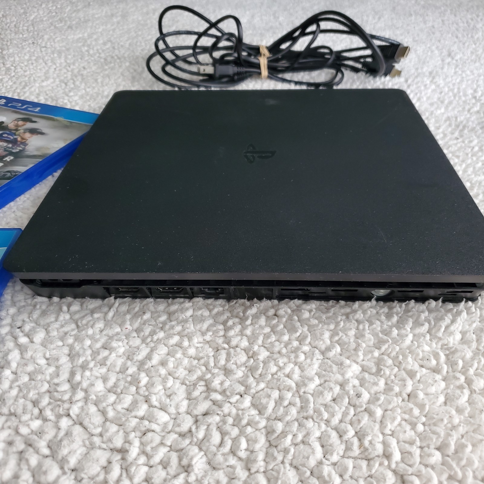 Sony Playstation 4 Slim 1TB Console Bundle Tested Controller Games CUH-2215B