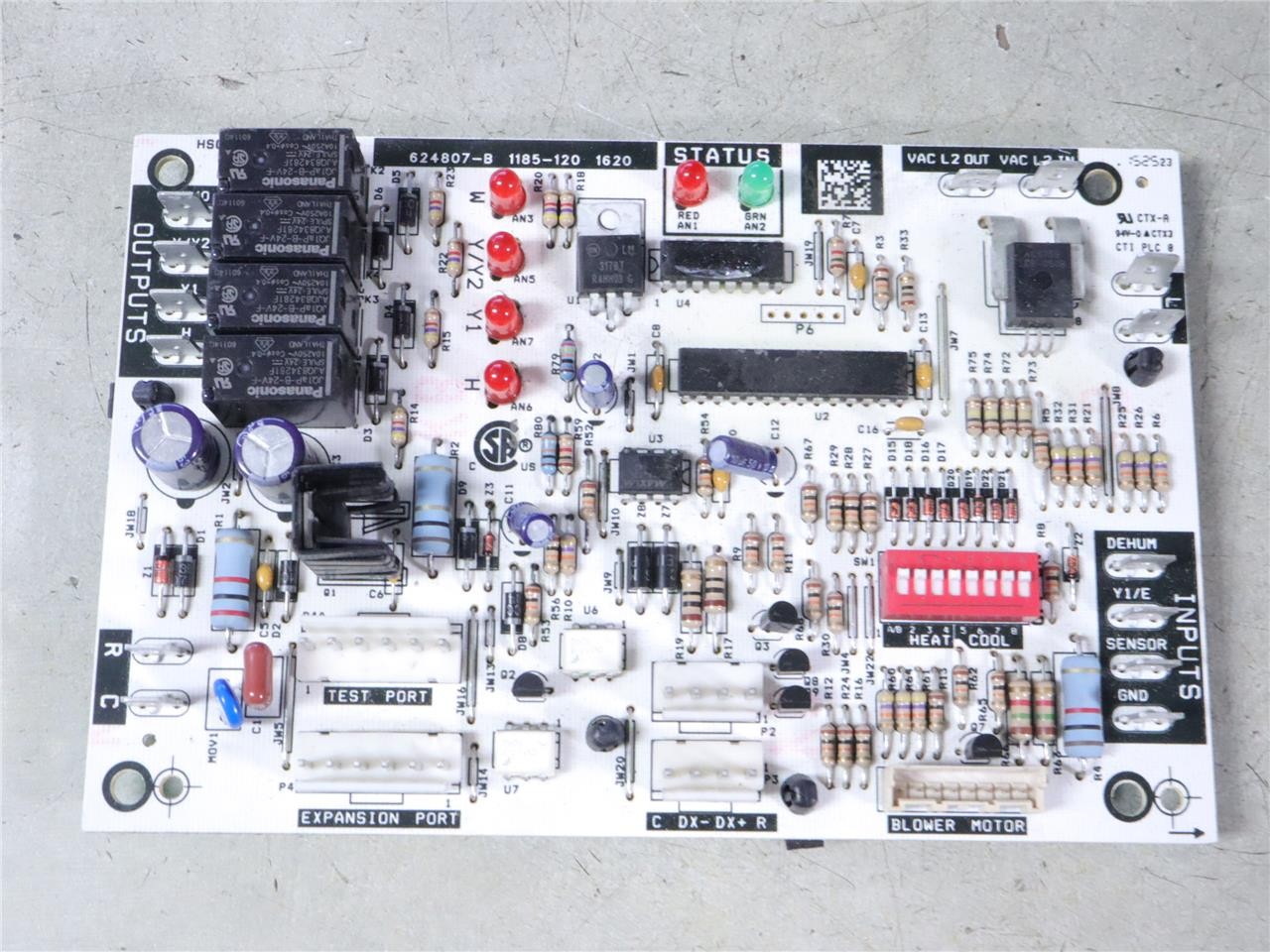 Nordyne 624807-B Air Handler Blower Control Circuit Board 1185-120