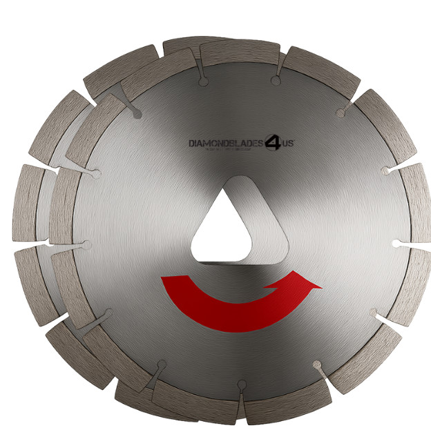10" Pro+ Soffcut Style Diamond Blade Bulk 2 Pack Compatible w Husqvarna Saws