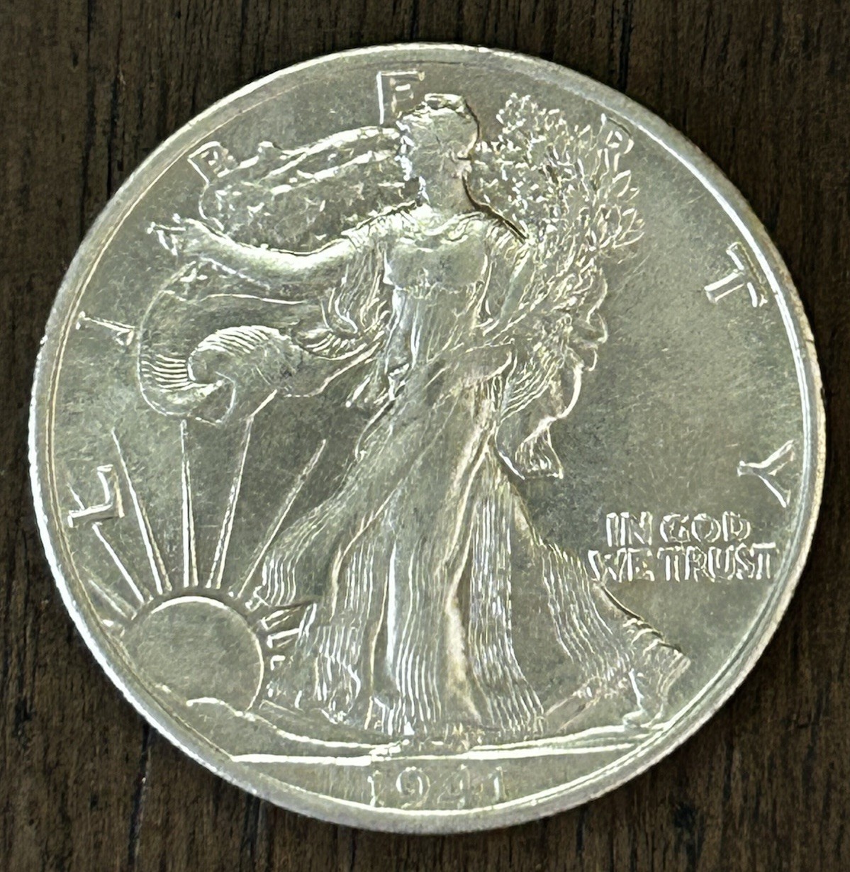 1941-S Walking Liberty Half Dollar BU - 25373