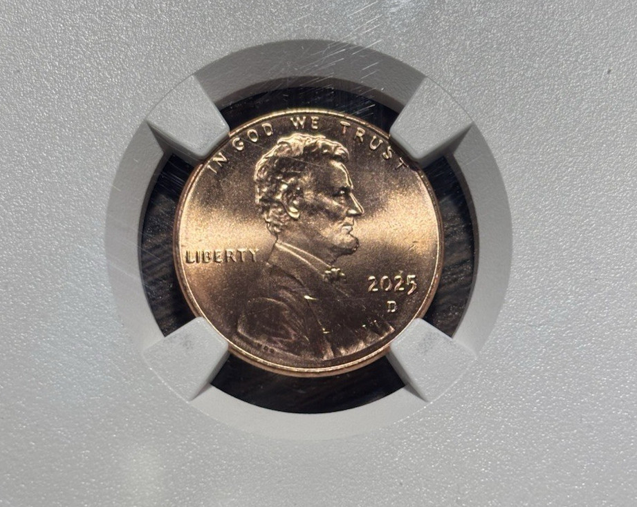 2025 D Lincoln Shield Cent 1C NGC MS66 RD - LAST YEAR OF LINCOLN CENT!!