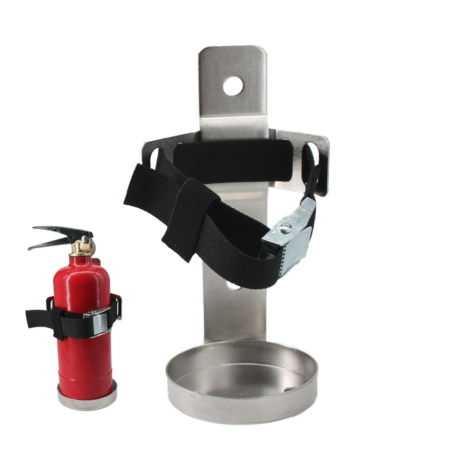 Fire Extinguisher Mount,Wall Mounted Bracket,Compatible with 2.5 lb Fire Exti