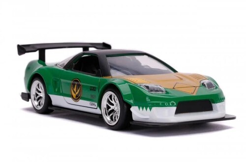 Jada Toys - 1:32 Power Rangers - 2002 Honda NSX Green Ranger Theme [Used Very Go