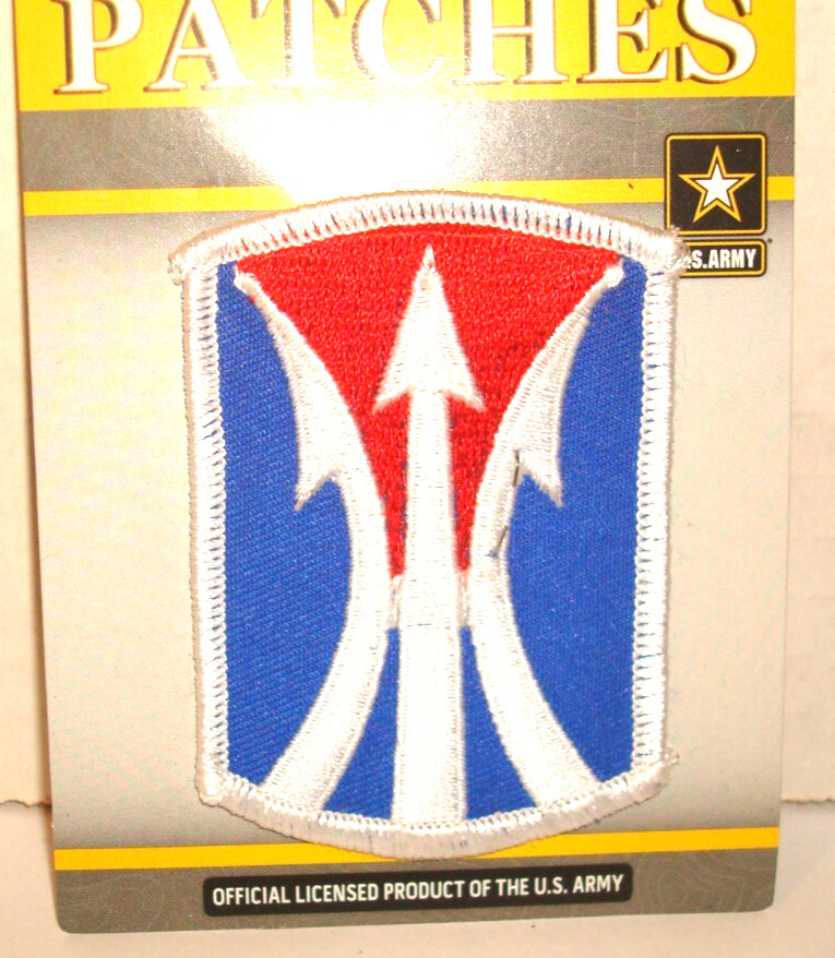 ARMY  11TH INFANTRY  embroidered  iron on   patch 3 inch