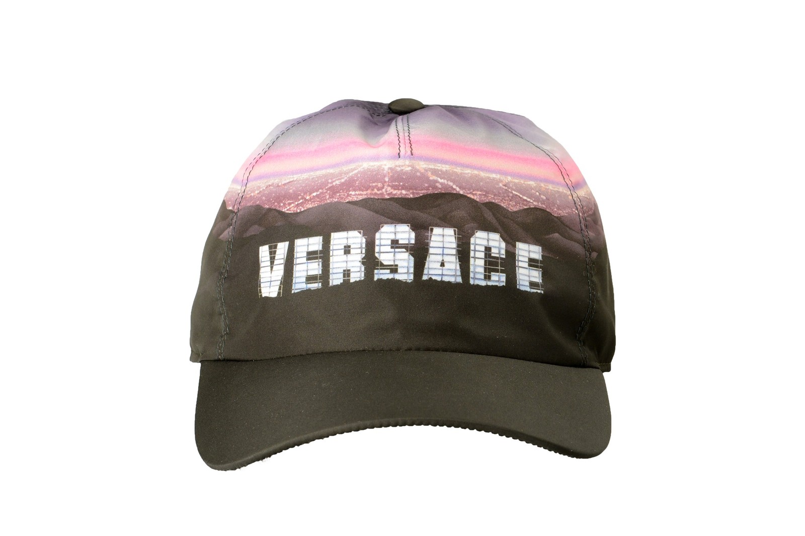 Versace Multi-Color Logo Print  Baseball Cap Hat size 57