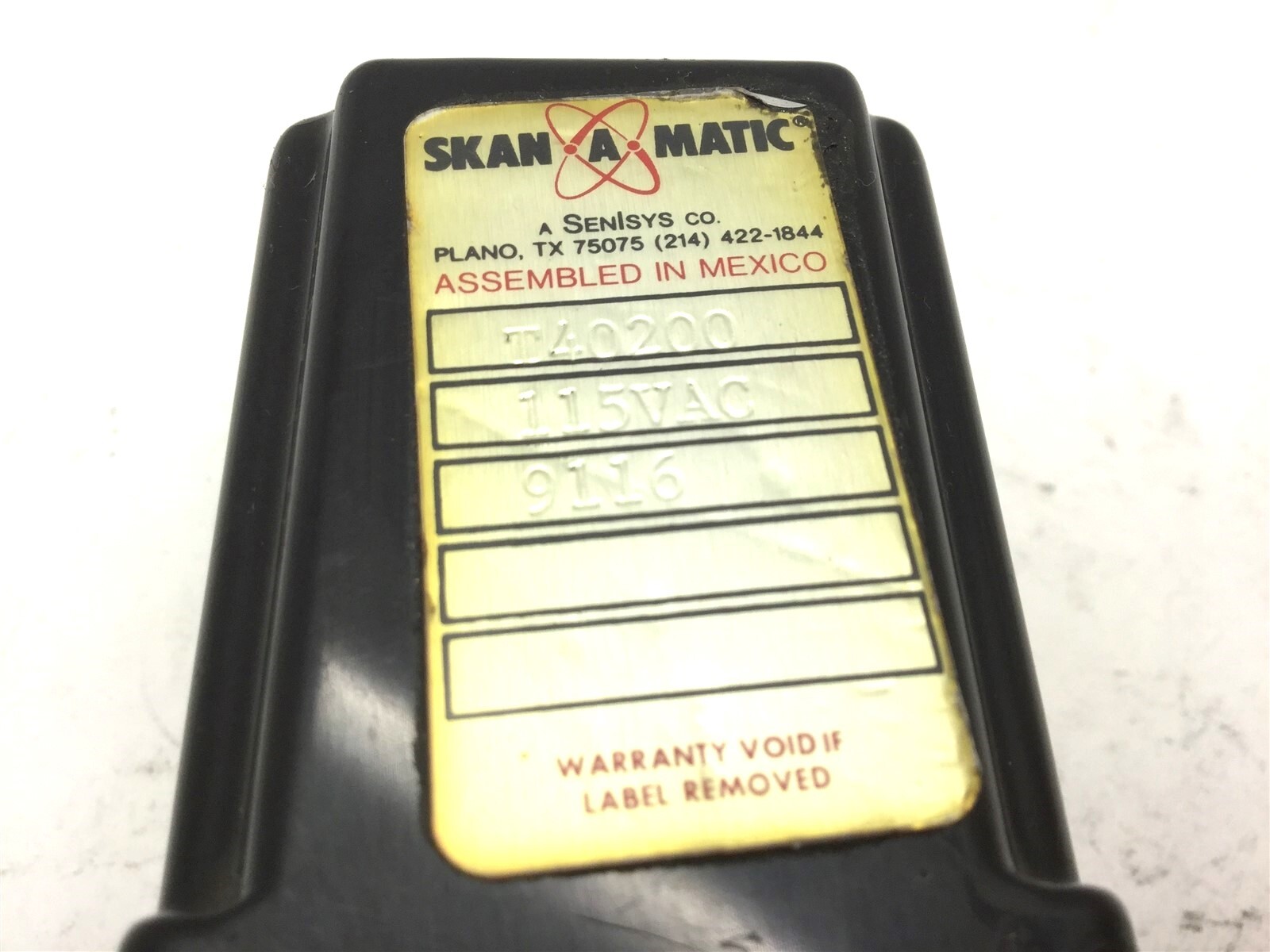 Skan-A-Matic T40200 Amplifier Power Supply Solid State Relay, Voltage: 115VAC