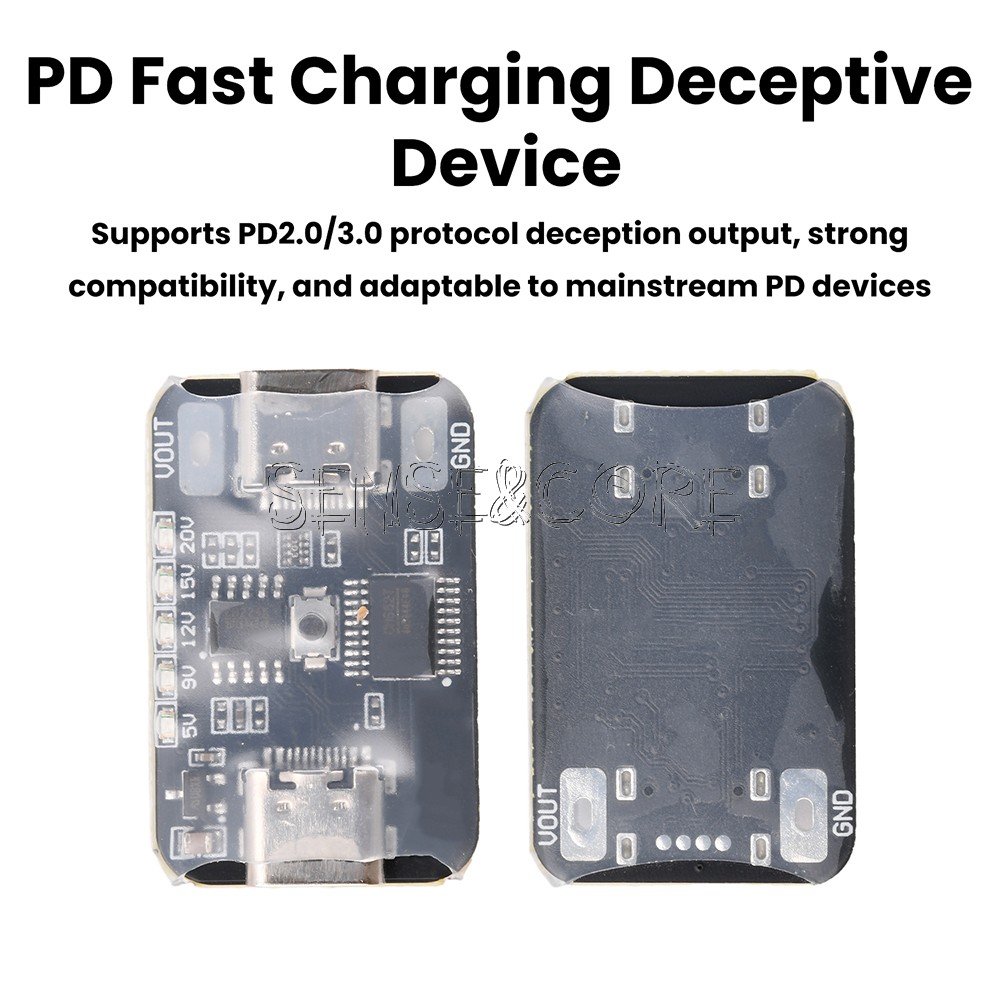 PD2.0/3.0 Fast Charging Decoy Module adjustable voltage Aging Test 5V~20V output