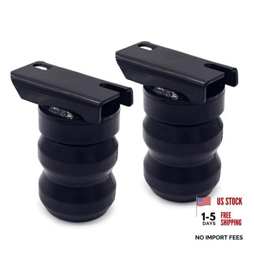 Rear Rubber Helper Suspension Spring Kits Compatible with 2003-2024 Ram 3500