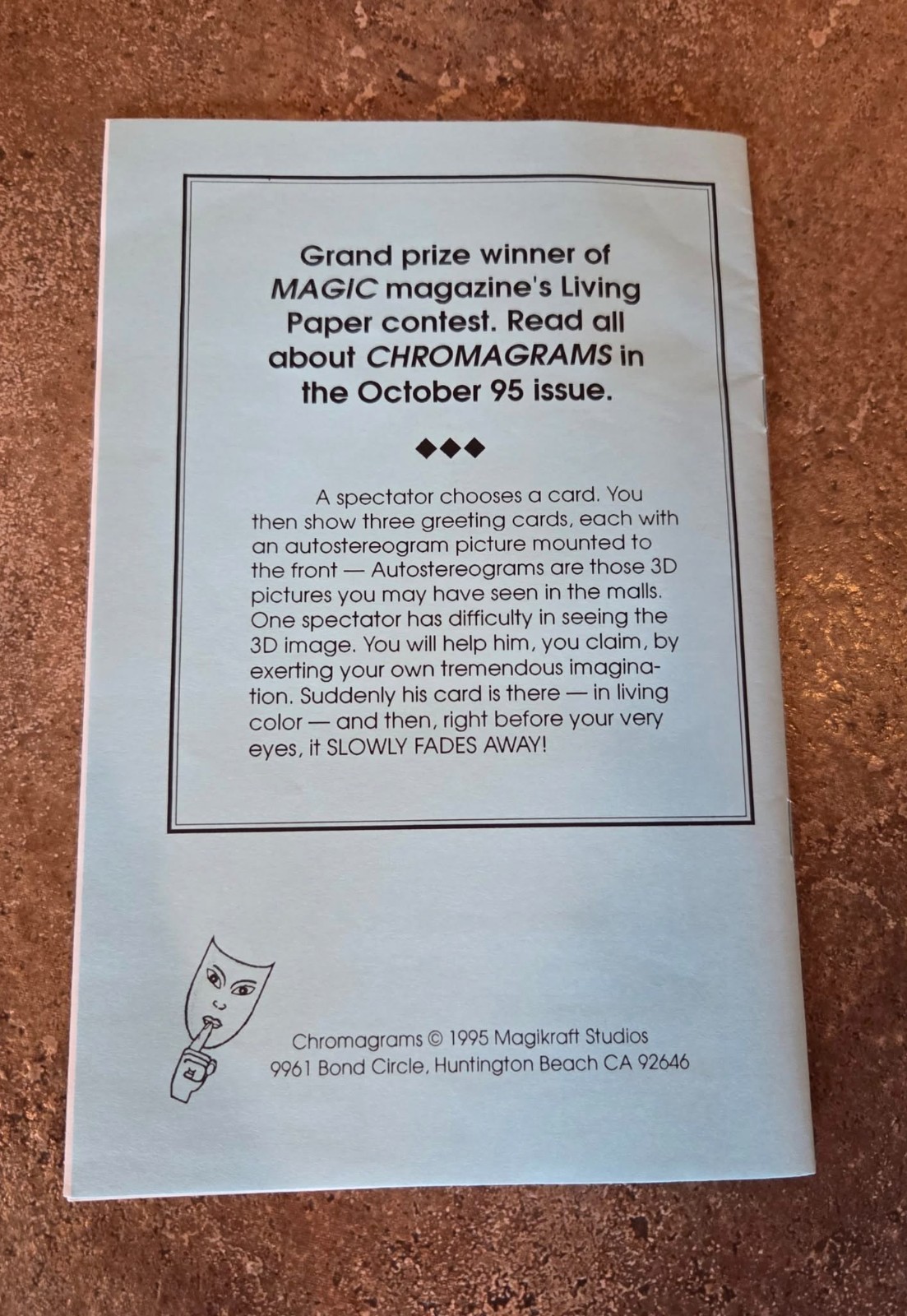 Chroma Grams Magic Mentalism Tricks