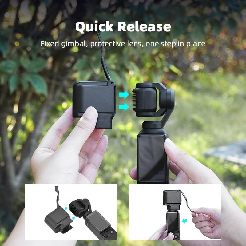 Anti Drop Len Cap Protector For DJI Osmo Pocket 3 Camera Accessory Quick Release