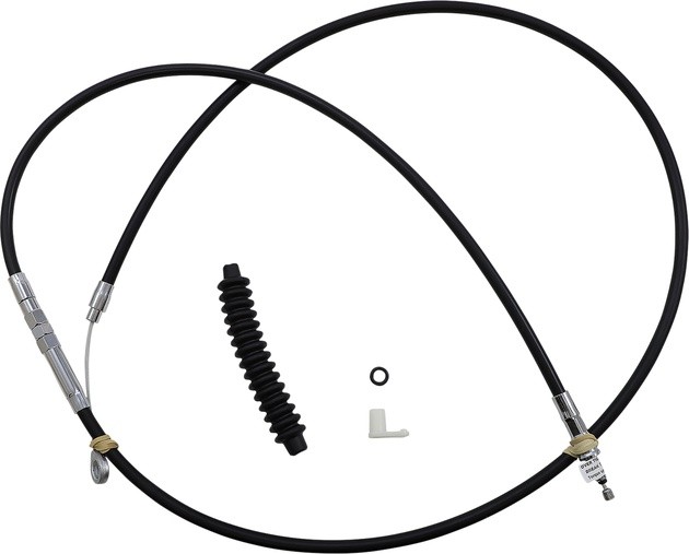 Drag Specialties Black Vinyl Clutch Cable 74" Black Harley Davidson