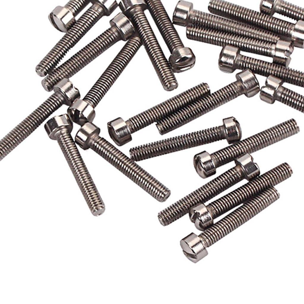Pack Electric Guitar Pickup Pole Screws - Color