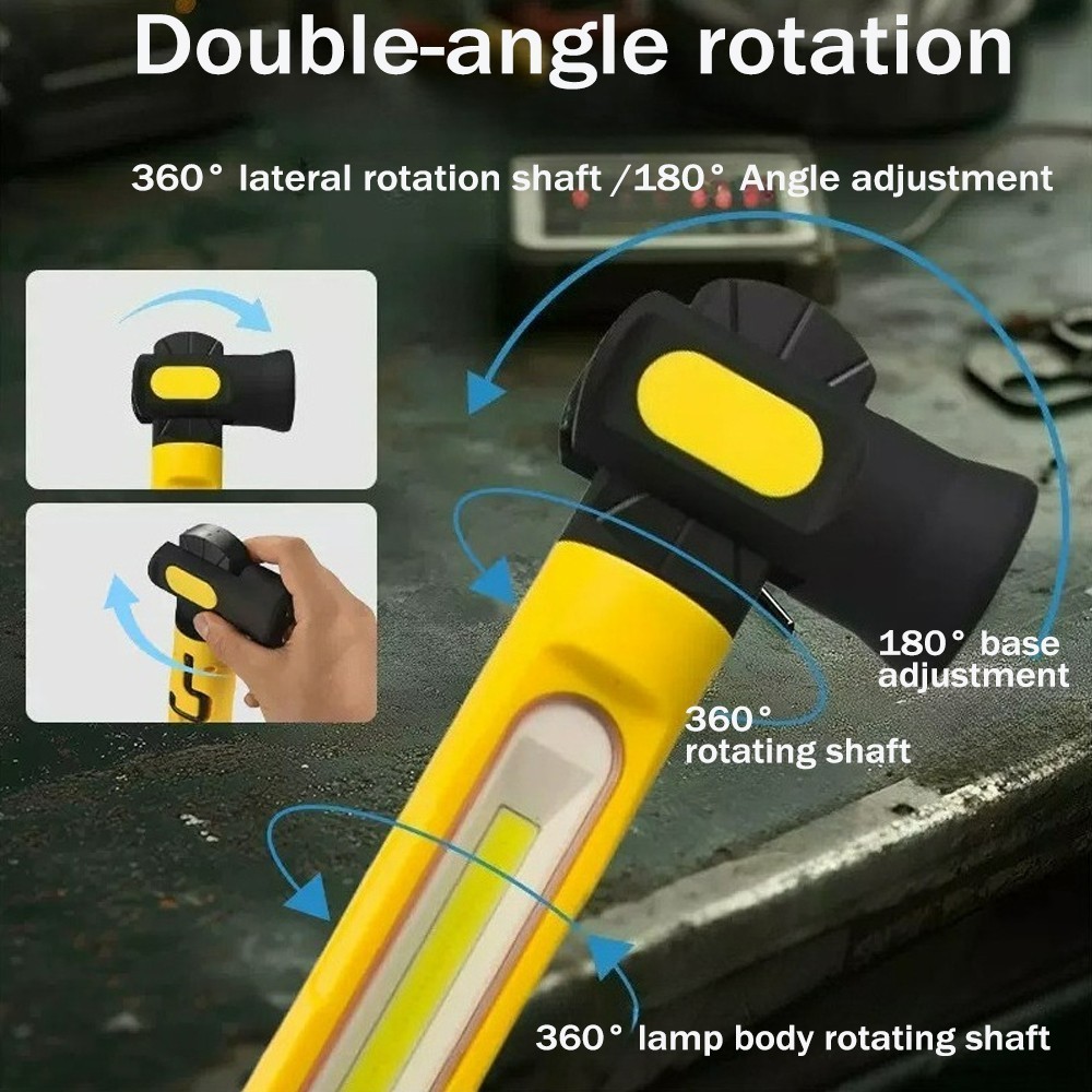 4X Work Light 3000LM Cordless under Hood 3-Mode Color Temp Bar USB-C Fast-Charge