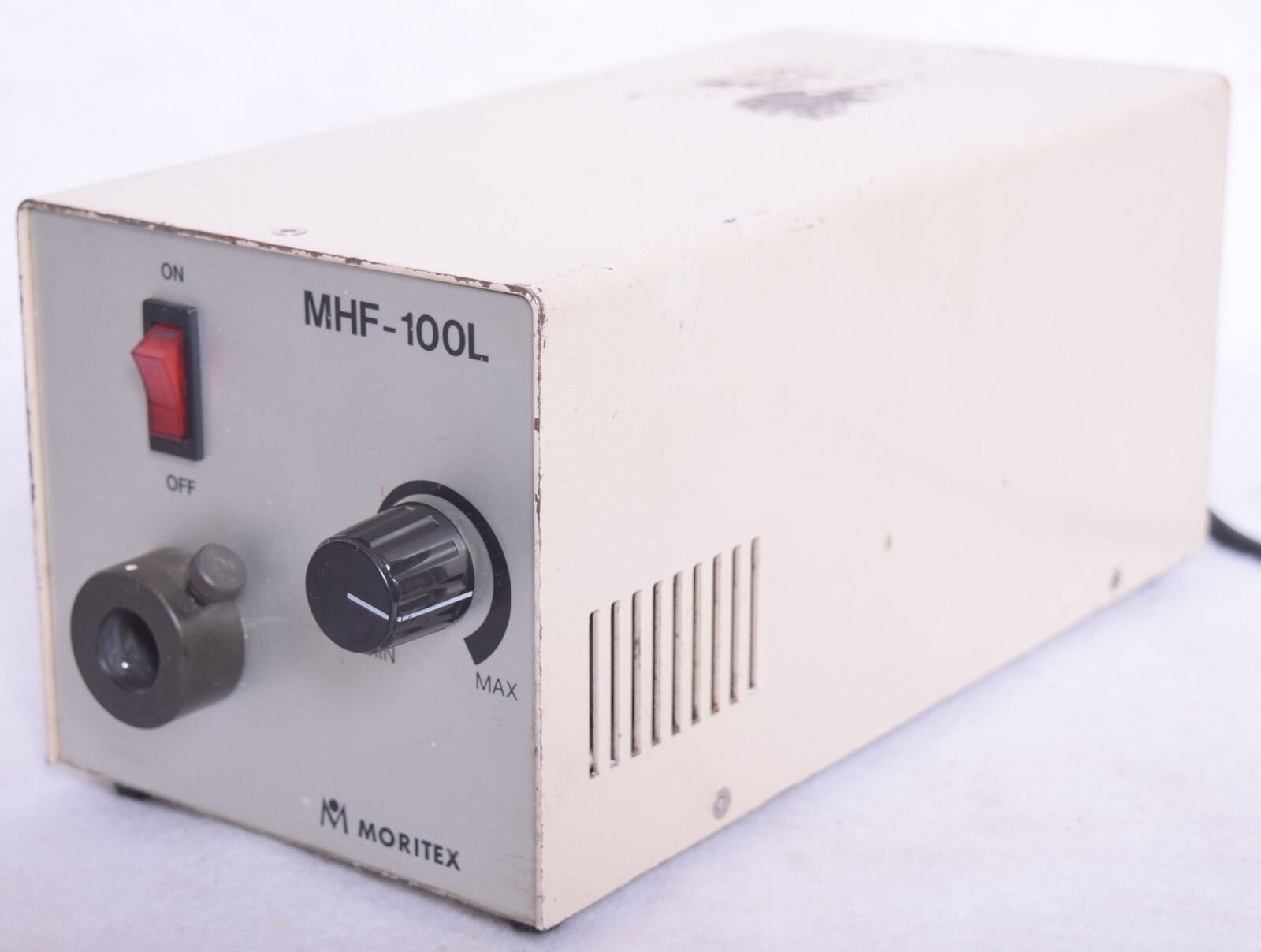 Moritex MHF-100L Light Source w/ Optic Light Lens and Guide