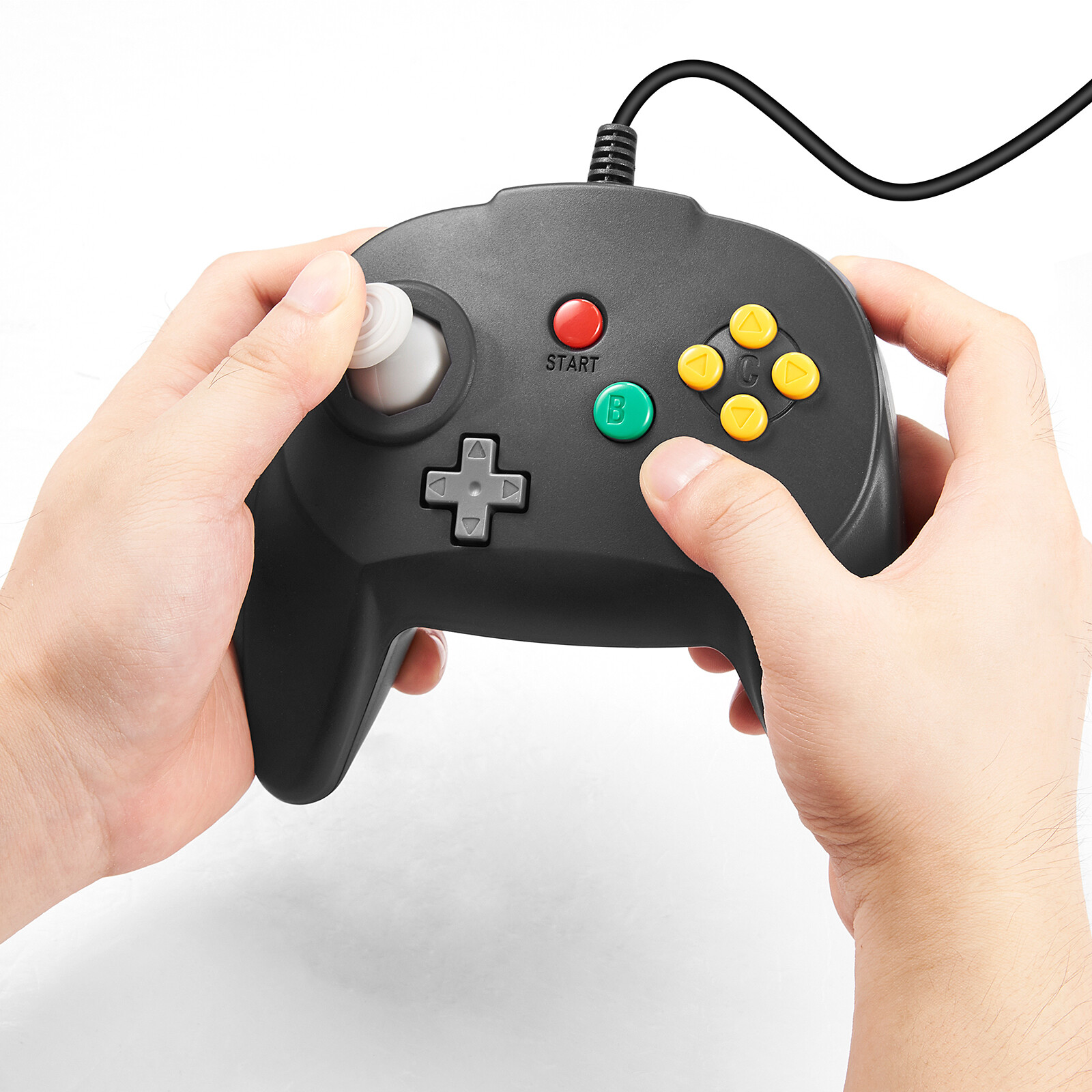 Wired USB N64 Controller Gamepad Joypad for Switch Windows PC MAC Raspberry Pi