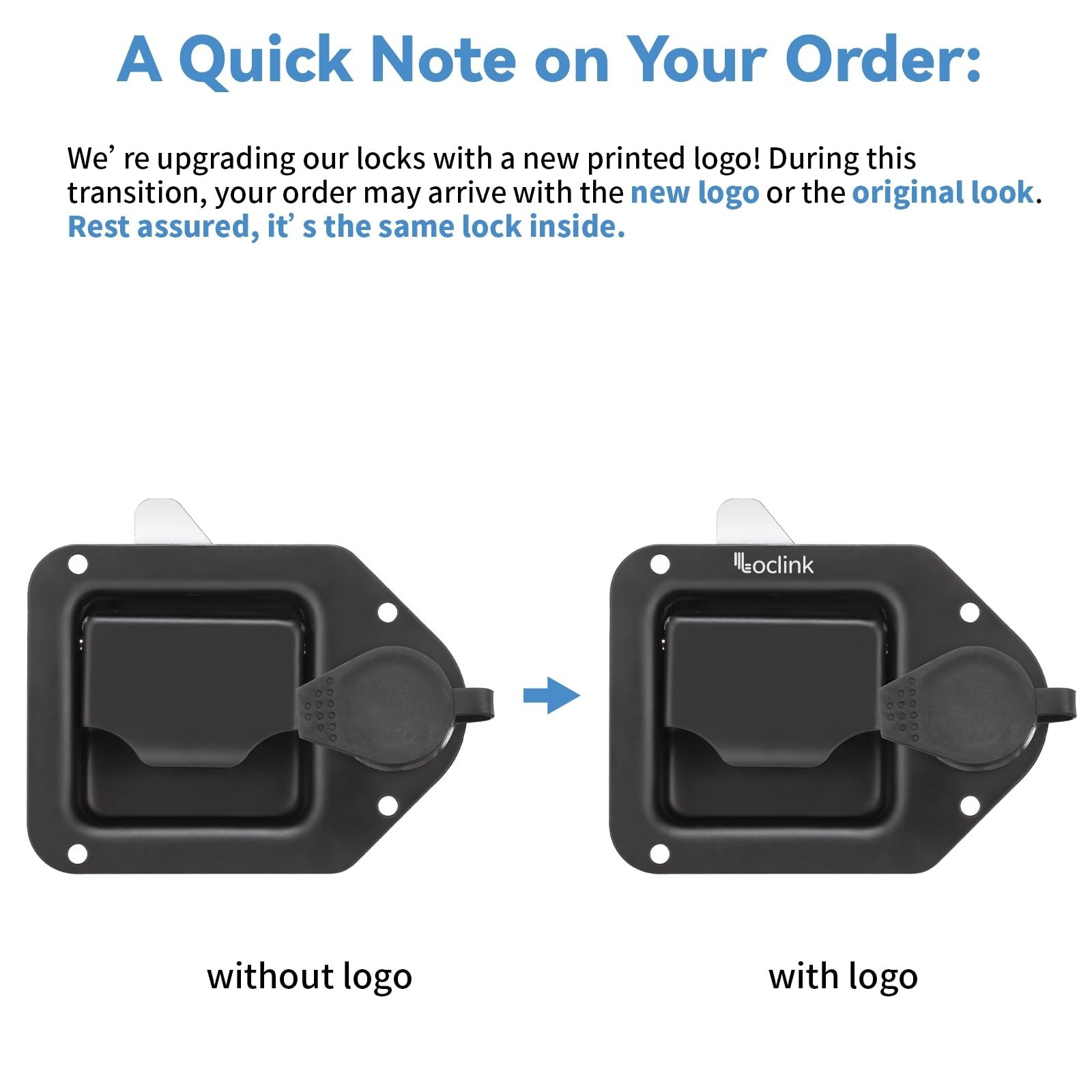 Black Truck Box Latch Replacement kit, Paddle Latch Tool Box Locks with Keys,...
