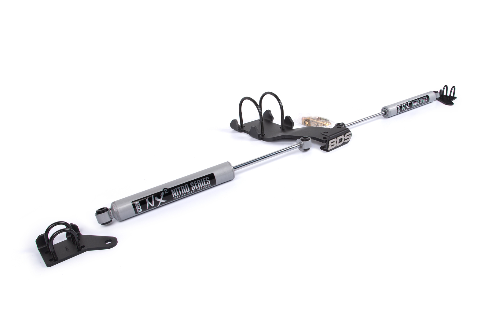 BDS Dual Steering Stabilizer Kit w/ NX2 Shocks Fits Ford F250/F350 Super Duty (0