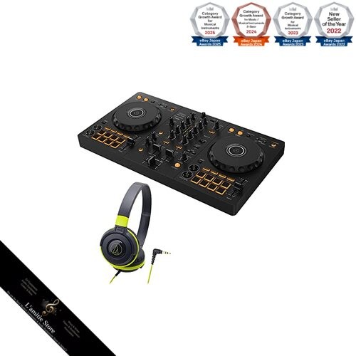 DDJ-FLX4 Headphone Set Black/Green DJ ControllerJapan Brand New