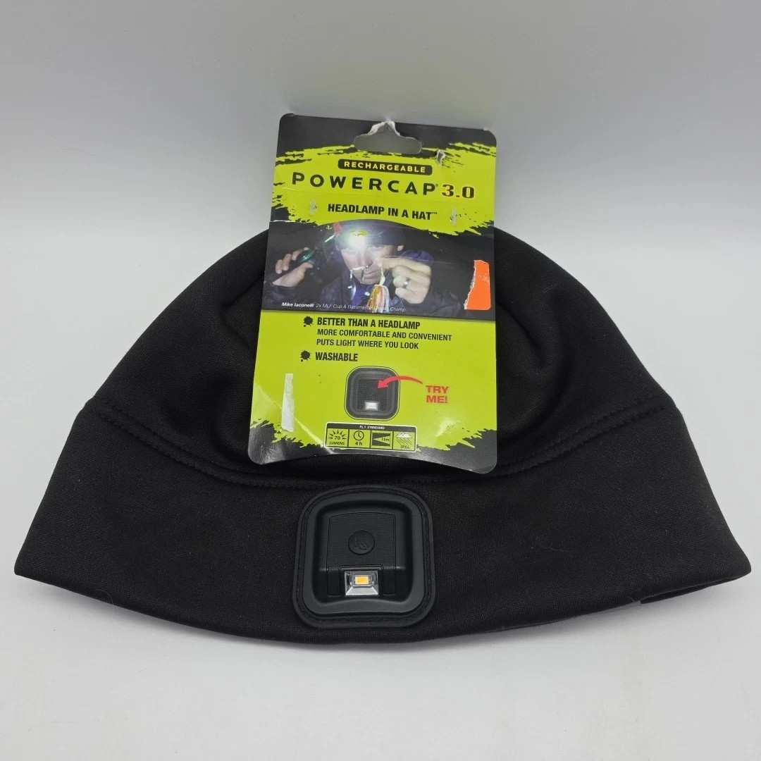 LED Hat Light - POWERCAP 3.0 USB Rechargeable LED Beanie 150 Lumens