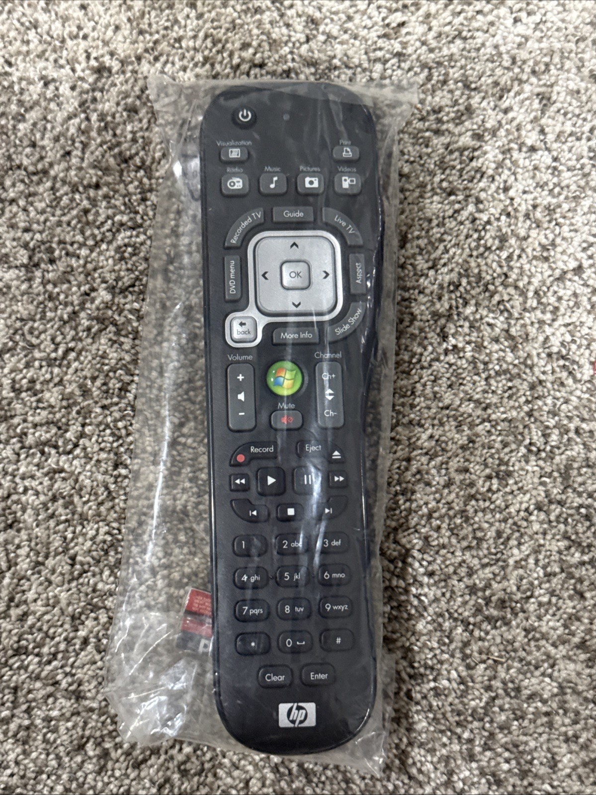 HP Original 5070-2583 Remote Control For Windows Media Center NEW  w/Batteries