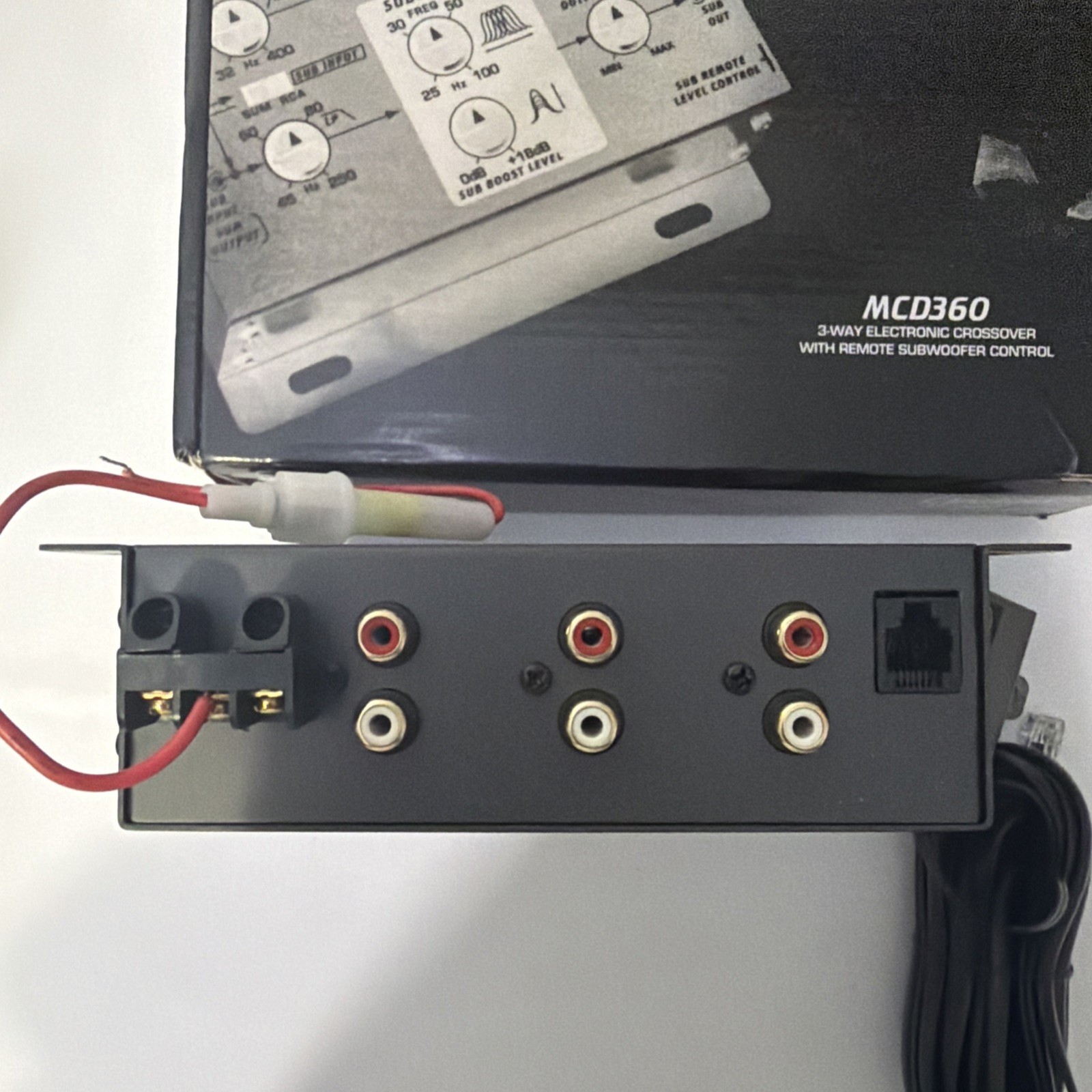 Clarion Mobile Electronics Mcd360 3 Way 6 Channel Electronic Crossover with S...