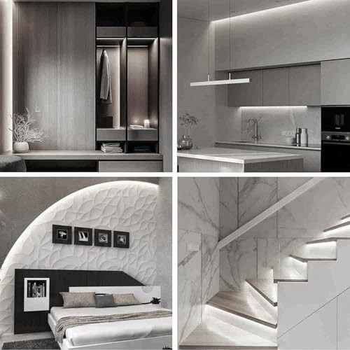 5V COB USB LED Strip Light 3.28ft Dimmable White for TV Cabinet