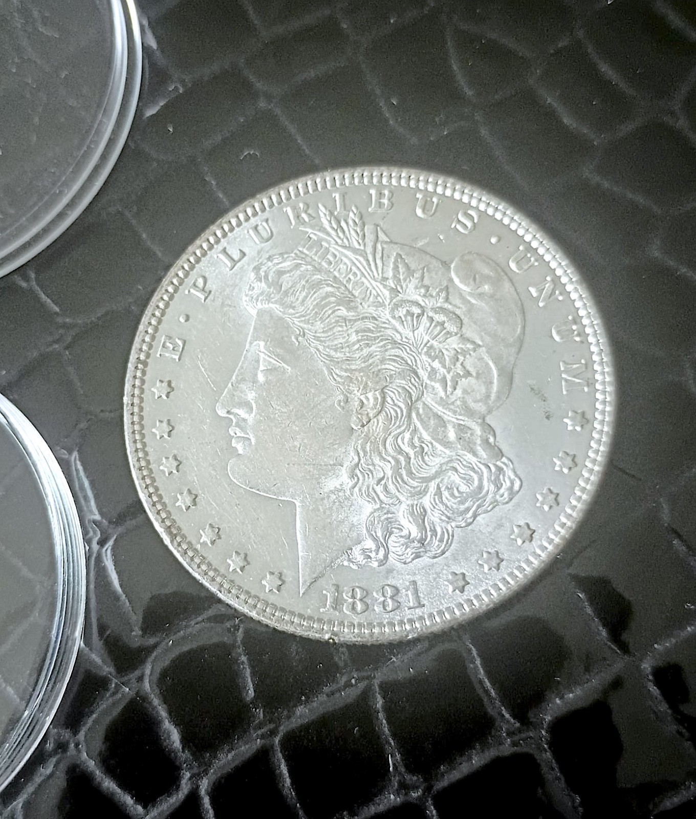 1881 $1 Morgan Silver Dollar in Uncirculated+ Condition