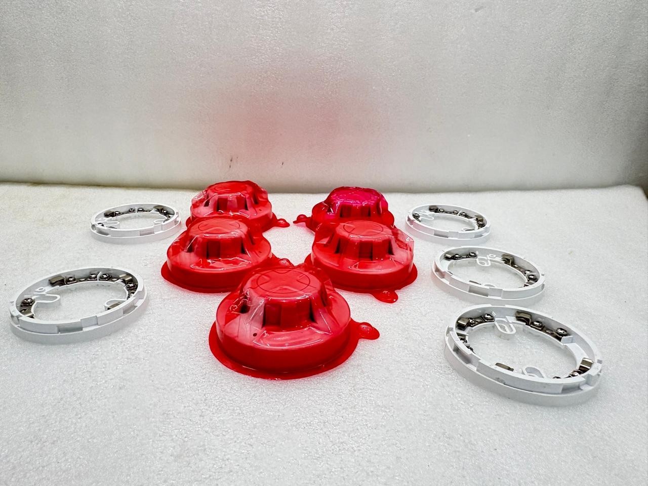 LOT OF 5 Apollo Series 65A 55000-328 High Sensitivity Smoke Detector With Base