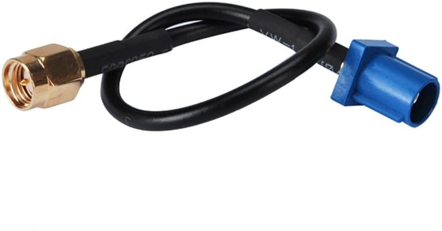 Vehicle Car GPS Antenna Adapter Cable SMA Male to Fakra C Male Blue Coaxial Pigt
