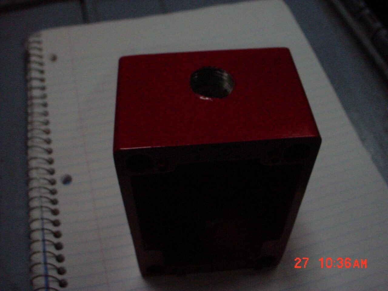 RED Metal BACKBOX for Pull Station