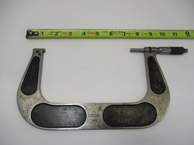 BROWN & SHARPE # 71 Outside OD Micrometer 6" - 7" Range x .001" in GC