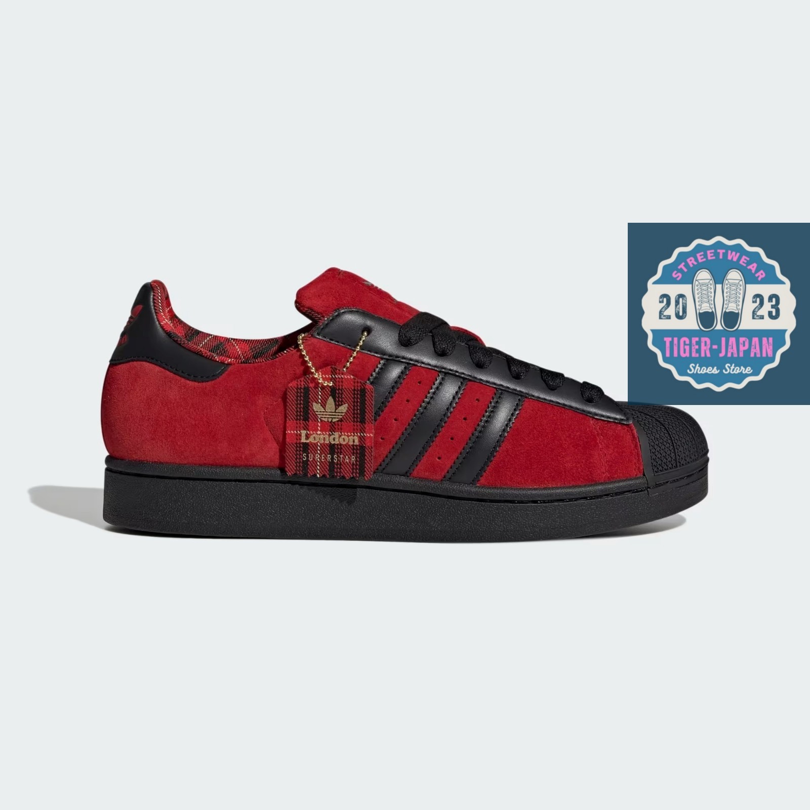 adidas Originals Superstar II JQ3224 Better Scarlet Core Black Gold Men Shoes