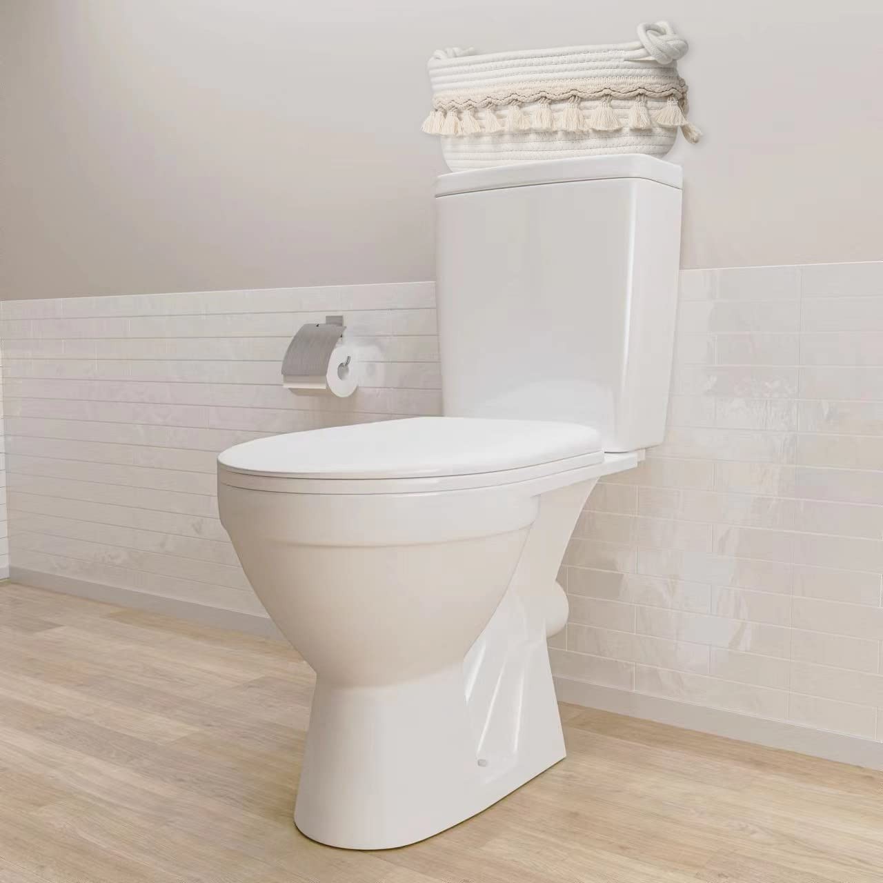 Followarm Small Basket for Gifts Empty, Woven Storage Cute Toilet Paper Stora...