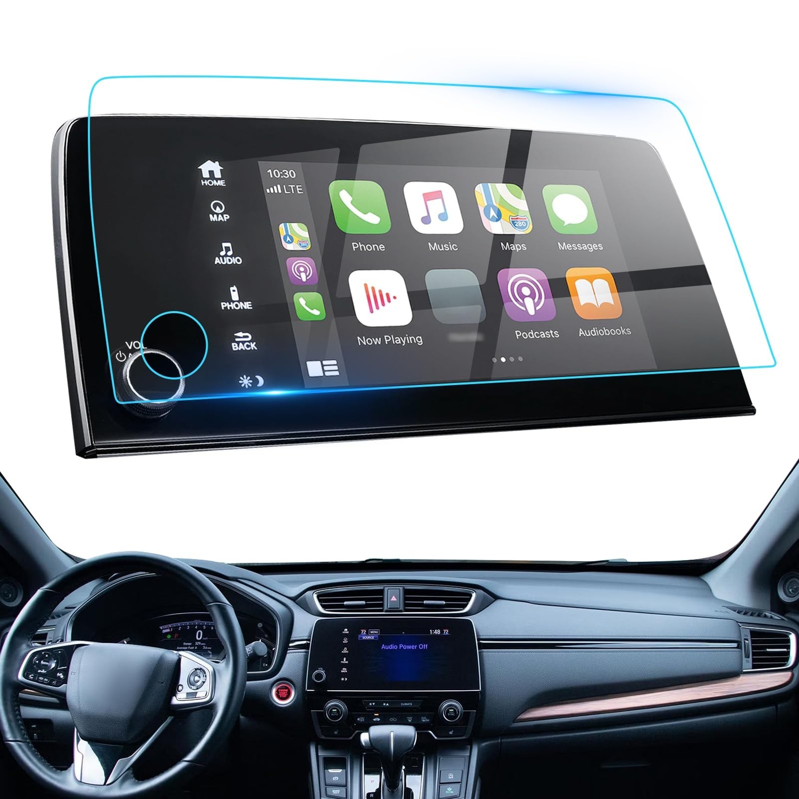 For 2017-2022 Honda CR-V Screen Protector 7" HD Tempered Glass for Infotainme...