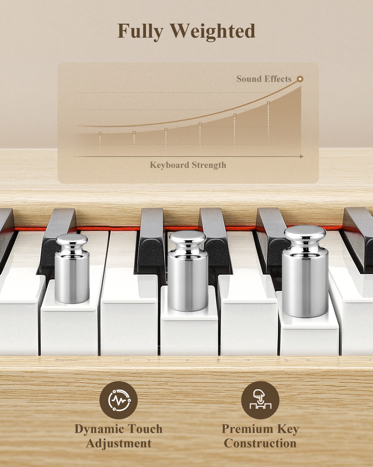 🎹 Easter EUP-110 Digital Piano Weighted Keyboard With Stand Sustain Pedal
