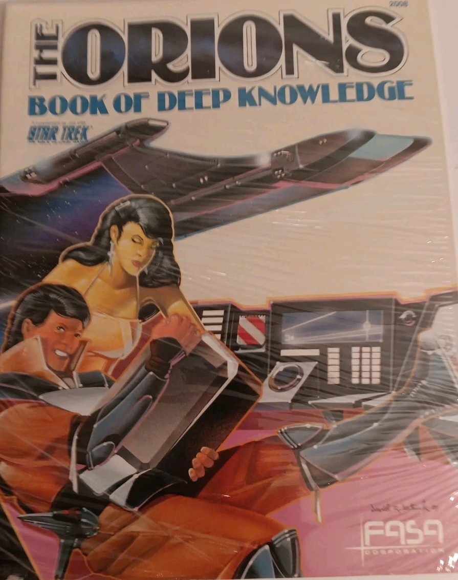 The Orions Book Of Deep Knowledge Star Trek Roleplaying star trek sealed fasa