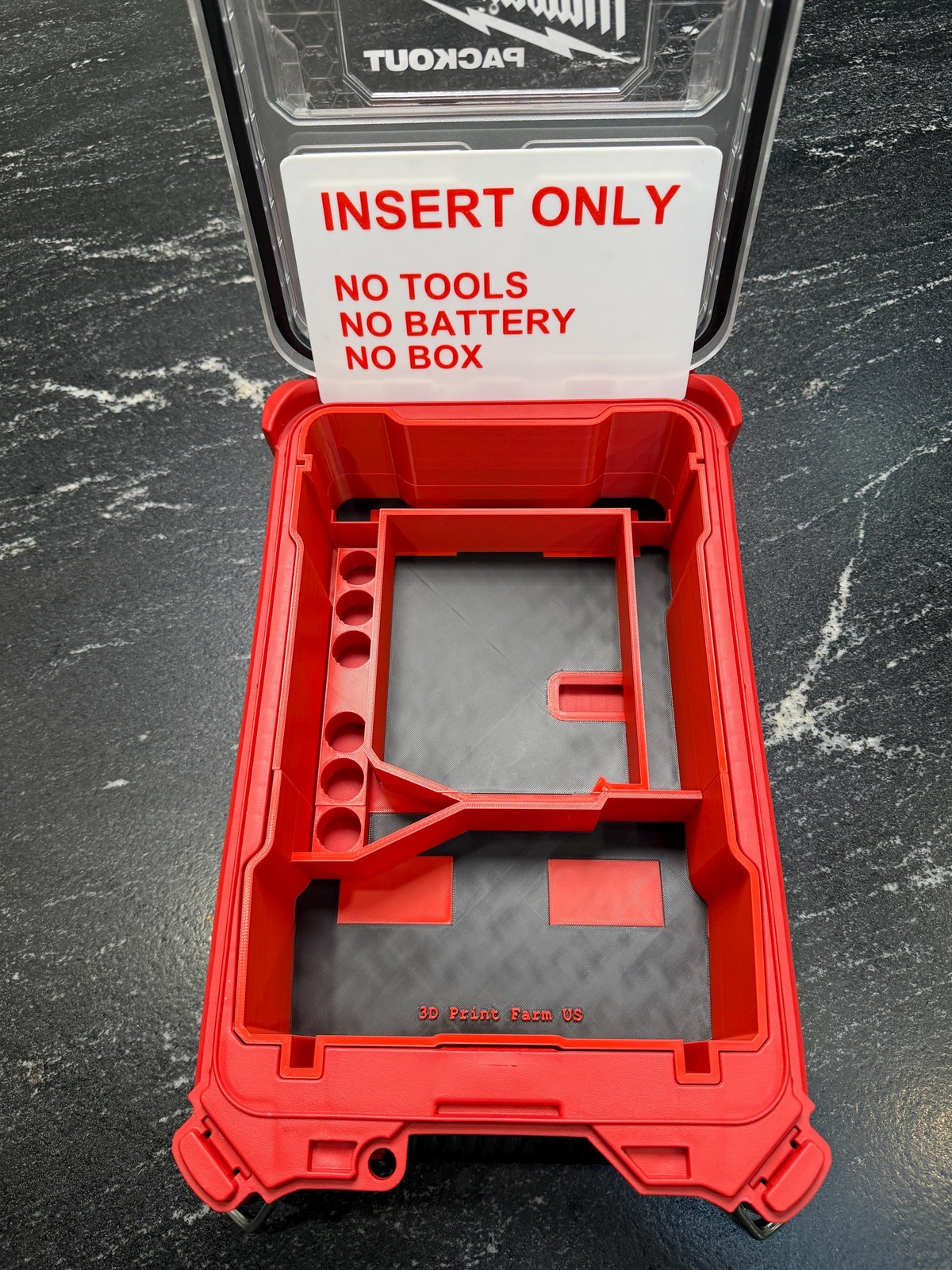Milwaukee Compatible RedLithium Laser Packout Insert Tray