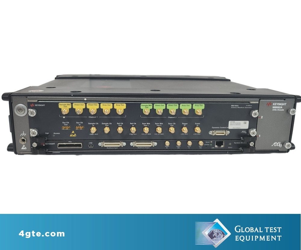Keysight M8190A w  002/02G/12G/14B/BU2/DUC 12 GSa/s Waveform Generator M9502A