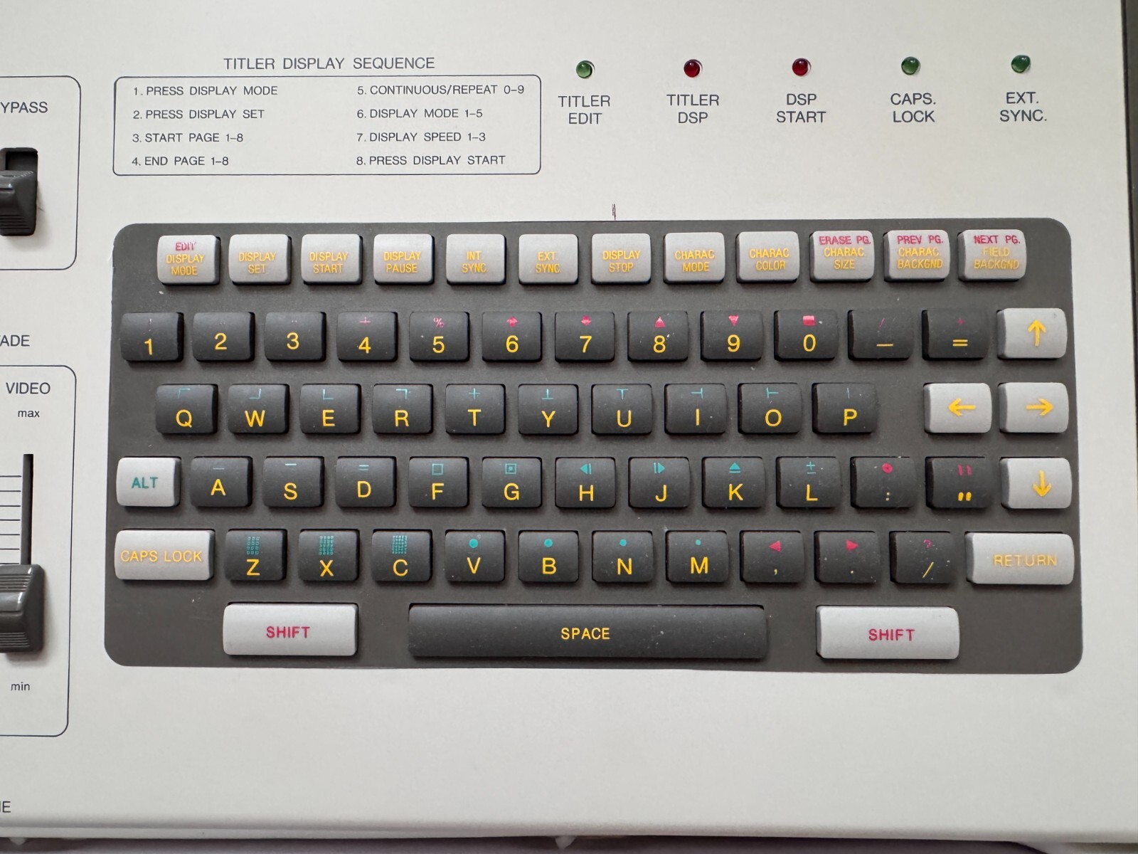 SIMA Video Studio 500 Stereo Video Titler & Processor Audio Mixer (#395680)