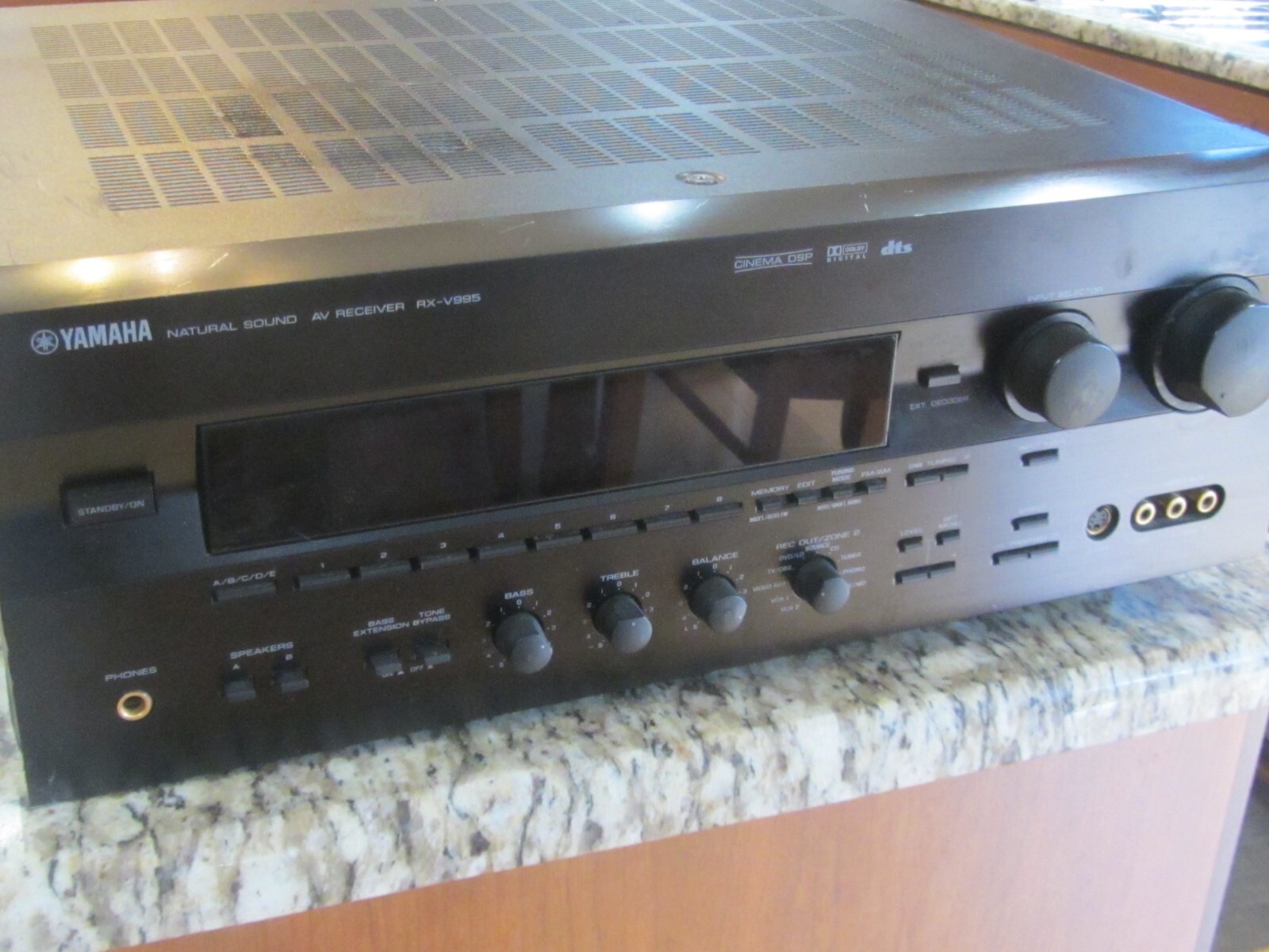 Yamaha Natural Sound AV Receiver RX-V995, Cinema DSP-For Parts or Repair! Cool!