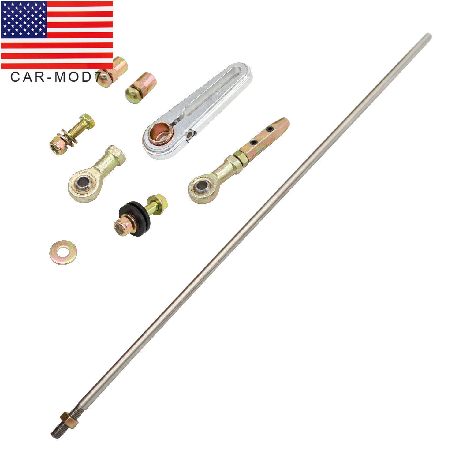 For GM 350 400 700R4 Transmissions Universal Adjustable Column Shift Linkage Kit